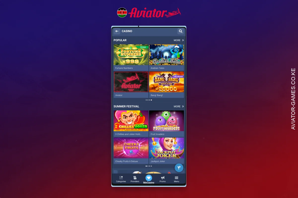 To download the Aviator app the first thing you need to do is visit one of the selected online casinos