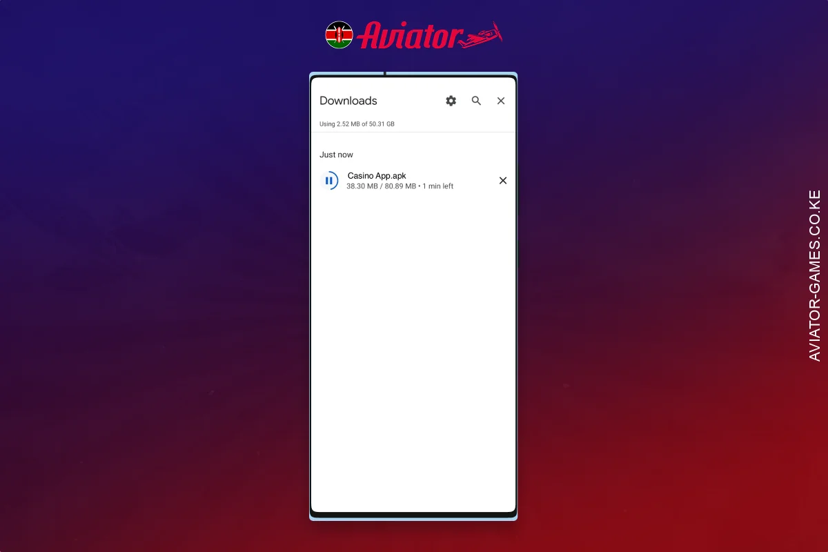 Downloading the Avitor app may take some time, it depends on the speed of your internet connection
